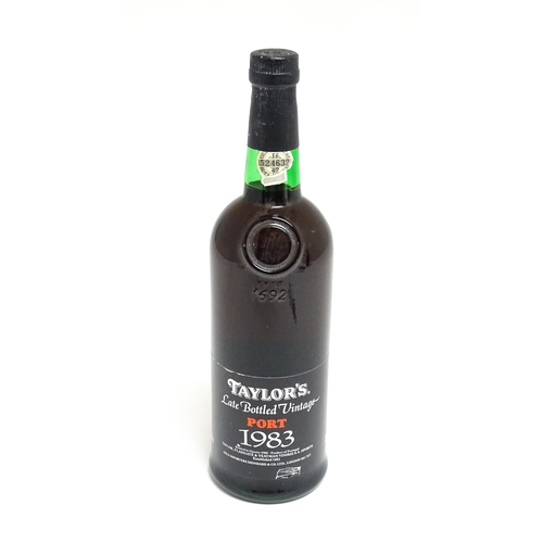 1147 - A 70cl bottle of 1983 Taylor's late bottled vintage port.