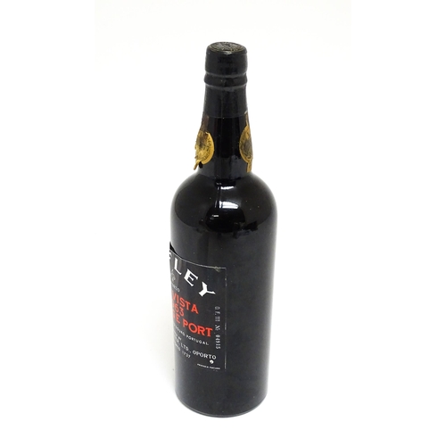 1151 - A bottle of Offley Boa Vista 1963 vintage port (approx 75cl), cased with corkscrew, stopper, spout a... 