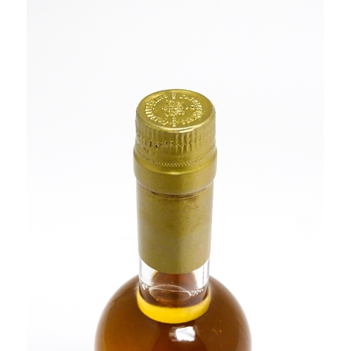 1153 - A 500ml bottle of Jerez Delicado fino sherry, together with a 500ml bottle of Chateau Laborde 2001 S... 