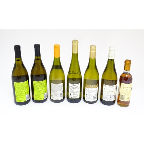 1159 - A 37.5cl bottle of Clos l'Abeilley sauternes 1988, together with a further six assorted bottles of w... 