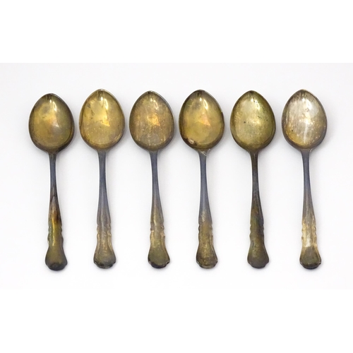 659 - A cased set of six silver teaspoons hallmarked Sheffield 1966, maker Viner's Ltd. Spoons approx. 4 1... 