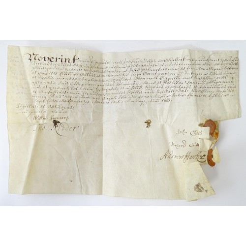 2486 - Kent local interest : a quantity of 17thC and later indentures, conveyance documents and ephemera fr... 