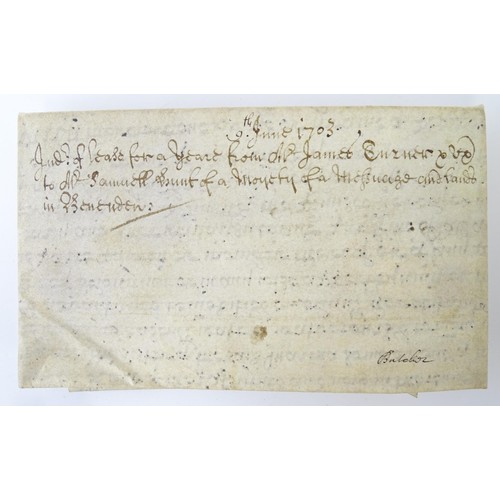 2486 - Kent local interest : a quantity of 17thC and later indentures, conveyance documents and ephemera fr... 