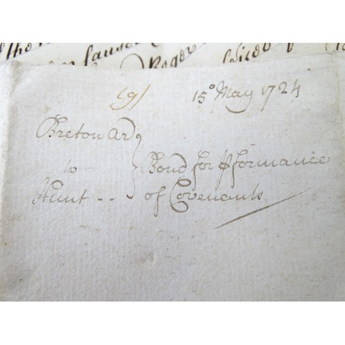 2486 - Kent local interest : a quantity of 17thC and later indentures, conveyance documents and ephemera fr... 