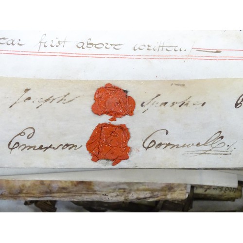 2486 - Kent local interest : a quantity of 17thC and later indentures, conveyance documents and ephemera fr... 