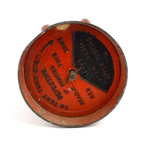 1401 - A Teletetra Extincteur fire extinguisher, dated 1940 and in red GPO livery with George VI cypher, ap... 