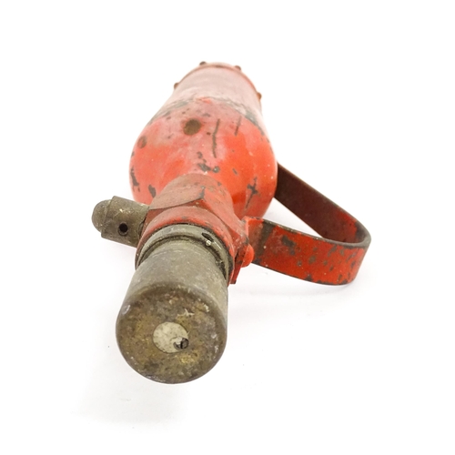 1401 - A Teletetra Extincteur fire extinguisher, dated 1940 and in red GPO livery with George VI cypher, ap... 