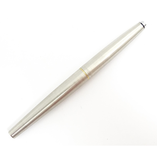 1425 - A boxed Waterman ball point pen, together with a Parker '45' fountain pen, the largest approx 5 1/4