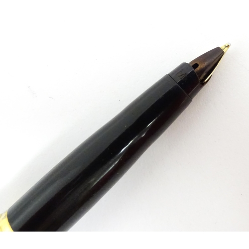 1425 - A boxed Waterman ball point pen, together with a Parker '45' fountain pen, the largest approx 5 1/4