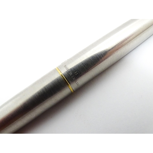 1425 - A boxed Waterman ball point pen, together with a Parker '45' fountain pen, the largest approx 5 1/4