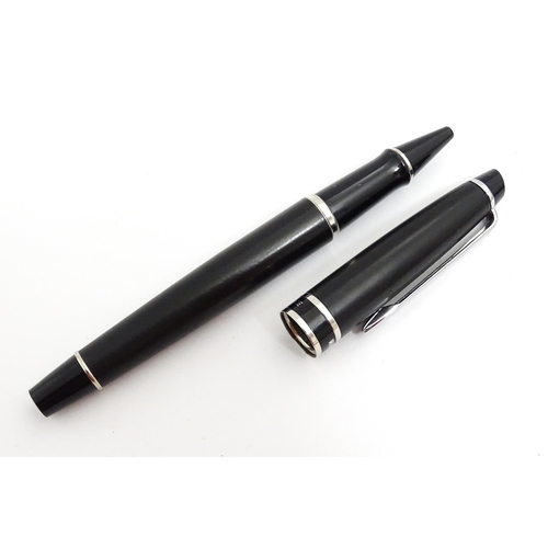 1425 - A boxed Waterman ball point pen, together with a Parker '45' fountain pen, the largest approx 5 1/4