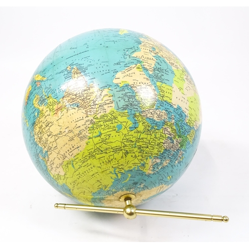 1495 - A mid 20thC Phillips Terrestrial globe, approx 21