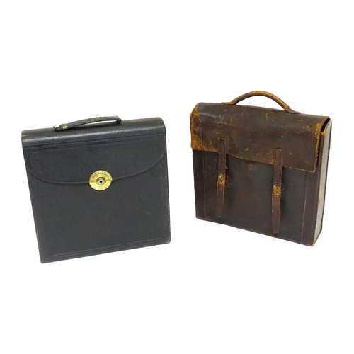 1496A - A late Victorian travelling writing case by S. Mordan & Co, the lock engraved 'Mary Gray Allen', the... 