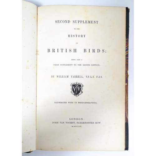 2283 - Book: Second Supplement to the History of British Birds, by William Yarrell, illustrated with wood e... 