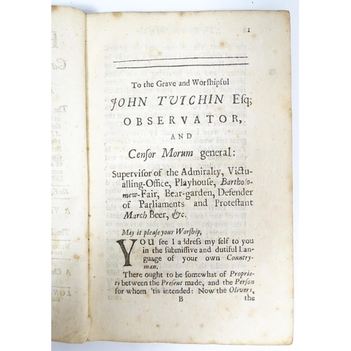 2284 - Book: The Secret History of the Calves Head Club, Complt. Or, The Republican Unmasked. by Sir John D... 