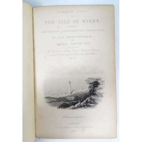 2293 - Book: Summer tour to the Isle of Wight, including Portsmouth, Southampton, Winchester, the South-Wes... 