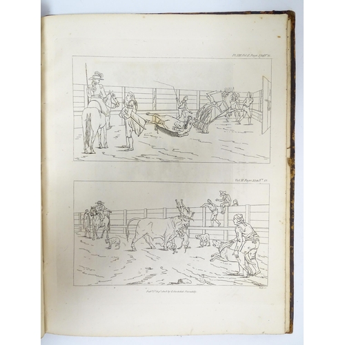 2295 - Book: Atlas to the Modern State of Spain by J. Fr. Bourgoing, with engraved maps and illustrations. ... 