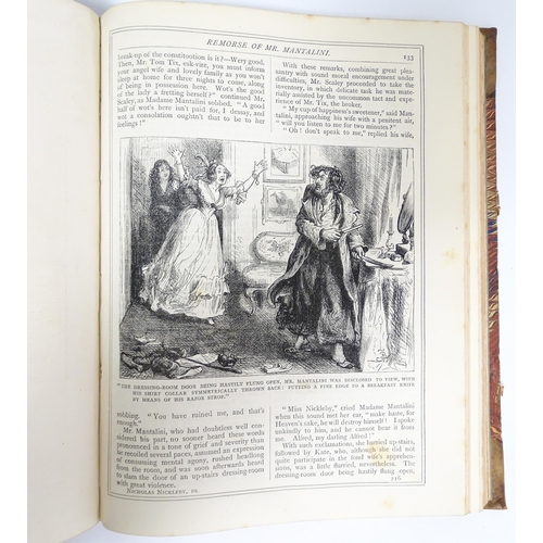 2299 - Book: The Life and Adventures of Nicholas Nickleby, by Charles Dickens. Published by Chapman & Hall,... 