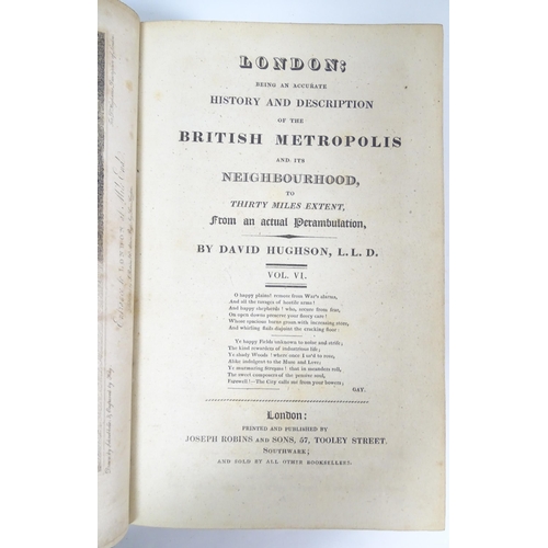 2303 - Books: London, Being an Accurate History and Description of the British Metropolis and its Neighbour... 