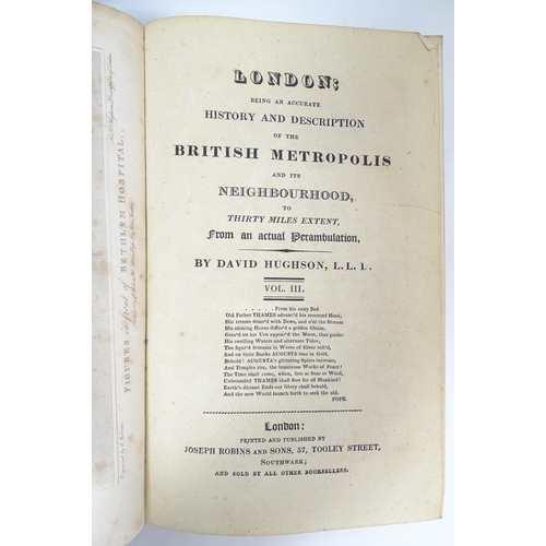 2303 - Books: London, Being an Accurate History and Description of the British Metropolis and its Neighbour... 