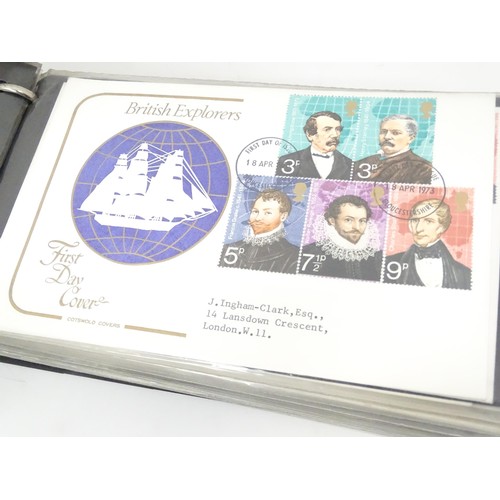 492 - First Day Covers: A quantity of assorted Royal Mail First Day Covers, to include British Discoveries... 