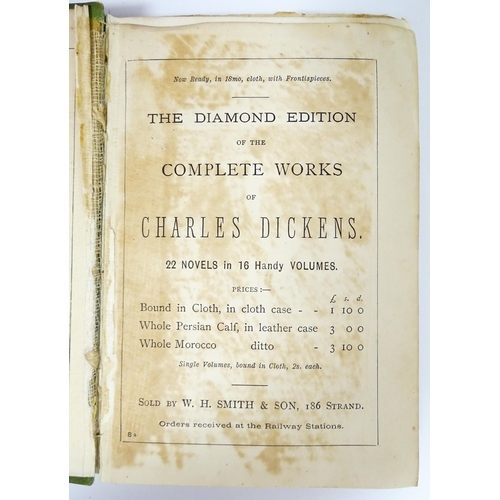 2312 - Books: Dickens's Works, Diamond Edition. Eight volumes of Charles Dickens novels and short stories, ... 