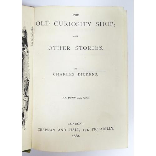 2312 - Books: Dickens's Works, Diamond Edition. Eight volumes of Charles Dickens novels and short stories, ... 