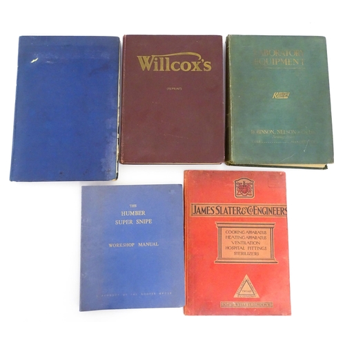 2354 - Books: Four publications / catalogues etc. on the subject of Building and Engineering publications, ... 