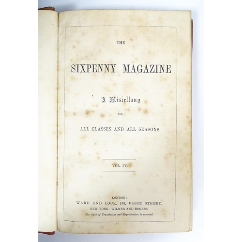 2356 - Books: Blackwood's Edinburgh Magazine, bound in two volumes, January-June 1852 and July-December 185... 