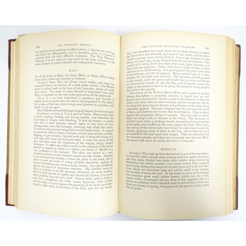 2259 - Book: The Complete Herbal by Nicholas Culpeper. Published by The Kynoch Press, Birmingham, 1953