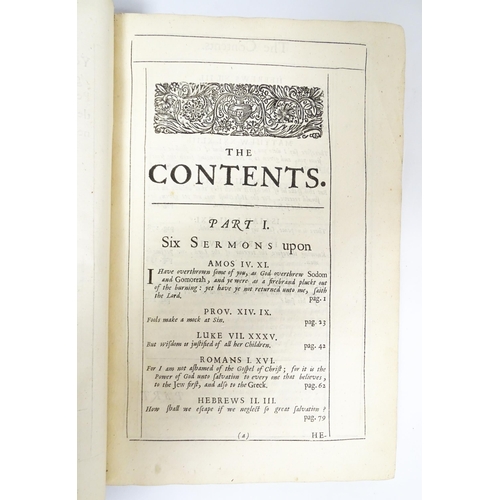 2260 - Book: Sermons Preached on Several Occasions, to which a Discourse is Annexed concerning the True Rea... 