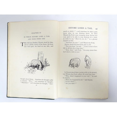 2264 - Books: Winnie the Pooh, by A. A. Milne, with illustrations by Ernest H. Shepard. First Edition. Publ... 