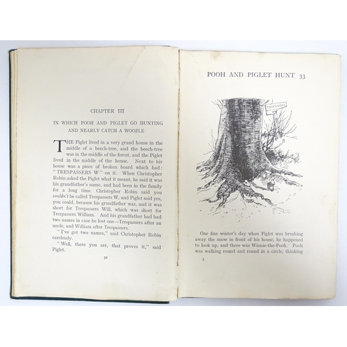 2264 - Books: Winnie the Pooh, by A. A. Milne, with illustrations by Ernest H. Shepard. First Edition. Publ... 