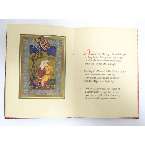 2267 - Book: Rubaiyat of Omar Khayyam, The First Version of Edward Fitzgerald. Published by The Folio Socie... 