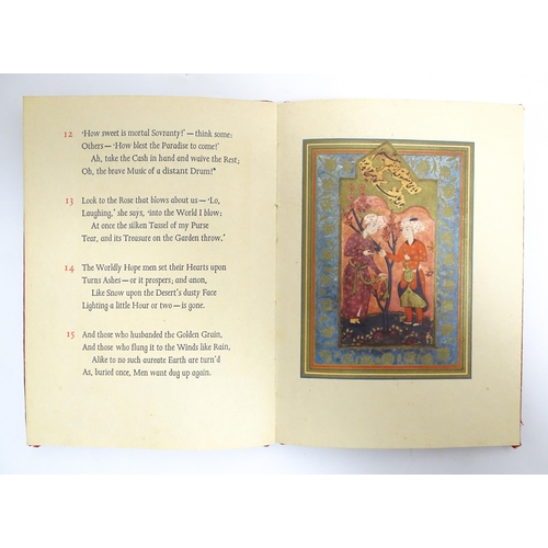 2267 - Book: Rubaiyat of Omar Khayyam, The First Version of Edward Fitzgerald. Published by The Folio Socie... 