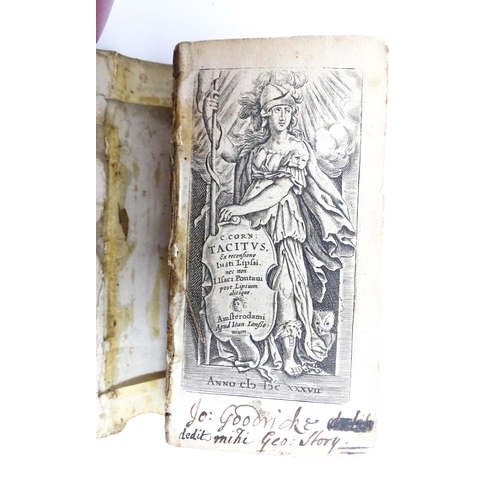 2270 - Book: C. Corn Tacitus, Ex recensione Iusti Lipsii, nec non I. Isaci Pontani post Lipsium aliosque, b... 