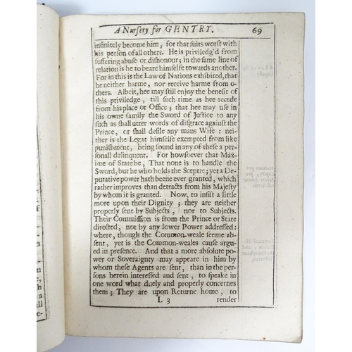 2274 - Book: A Survey of History, or a Nursery For Gentry, by Richard Baithwait. Published by I. Okes, Lond... 