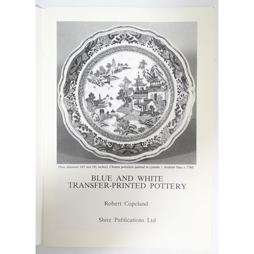 2295A - Books: A quantity of reference books comprising The Dictionary of Blue and White Printed Pottery, Vo... 