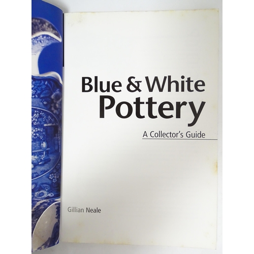 2295A - Books: A quantity of reference books comprising The Dictionary of Blue and White Printed Pottery, Vo... 