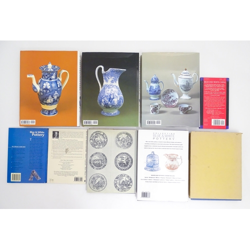 2295A - Books: A quantity of reference books comprising The Dictionary of Blue and White Printed Pottery, Vo... 