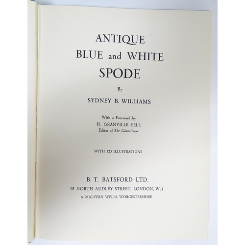 2295A - Books: A quantity of reference books comprising The Dictionary of Blue and White Printed Pottery, Vo... 