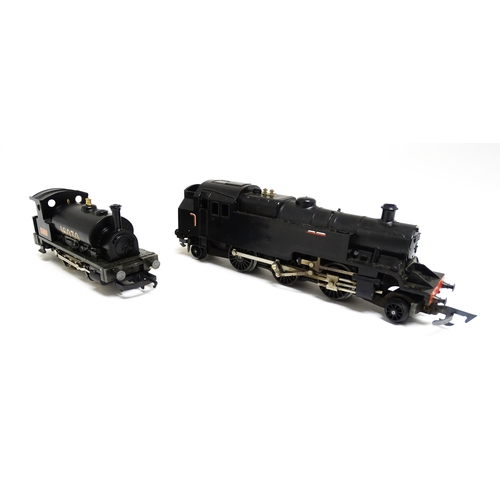 1180 - Toys - Model Train / Railway Interest : A quantity of Tri-ang OO gauge locomotives, wagons, carriage... 