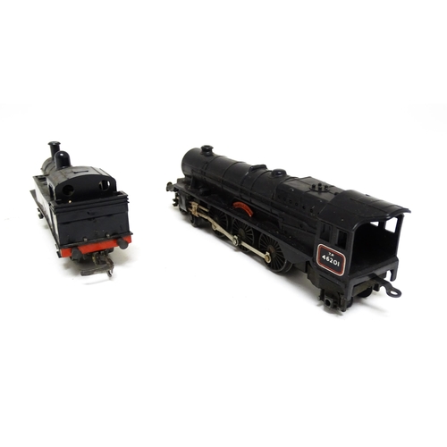 1180 - Toys - Model Train / Railway Interest : A quantity of Tri-ang OO gauge locomotives, wagons, carriage... 