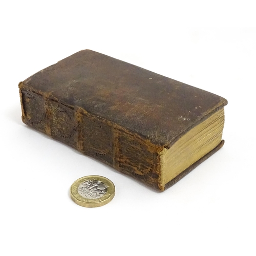 2406 - Book: A 17thC German Bebetbucher prayer books by Caspar Neumann. Published 1692