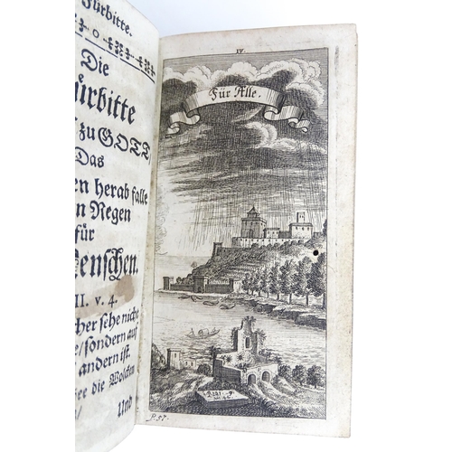 2406 - Book: A 17thC German Bebetbucher prayer books by Caspar Neumann. Published 1692