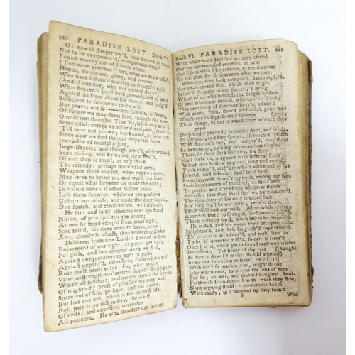 2407 - Book: Paradise Lost in twelve books, by John Milton. Published London, c. 1790