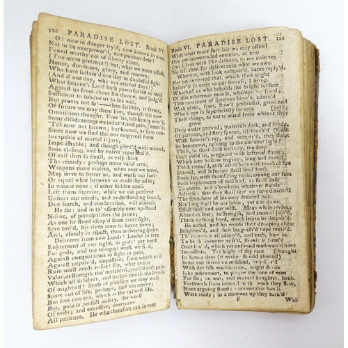 2407 - Book: Paradise Lost in twelve books, by John Milton. Published London, c. 1790