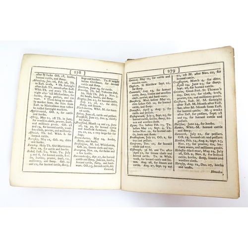 2409 - Book: The Traveller's Pocket-Book; or Ogilby and Morgan's Book of the Roads Improved and Amended, in... 