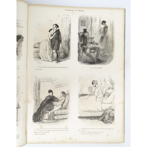 2459 - Book: Oeuvres Choisies De Gavarni, Special Edition. Published Paris, 1864