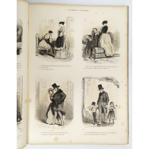 2459 - Book: Oeuvres Choisies De Gavarni, Special Edition. Published Paris, 1864